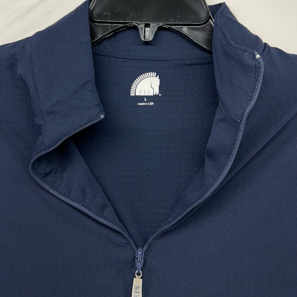 EIS Shirt Long Sleeve 1/4 Zip Blue Equestrian Riding Shirt Women’s L Lot of 2 - Picture 10 of 15